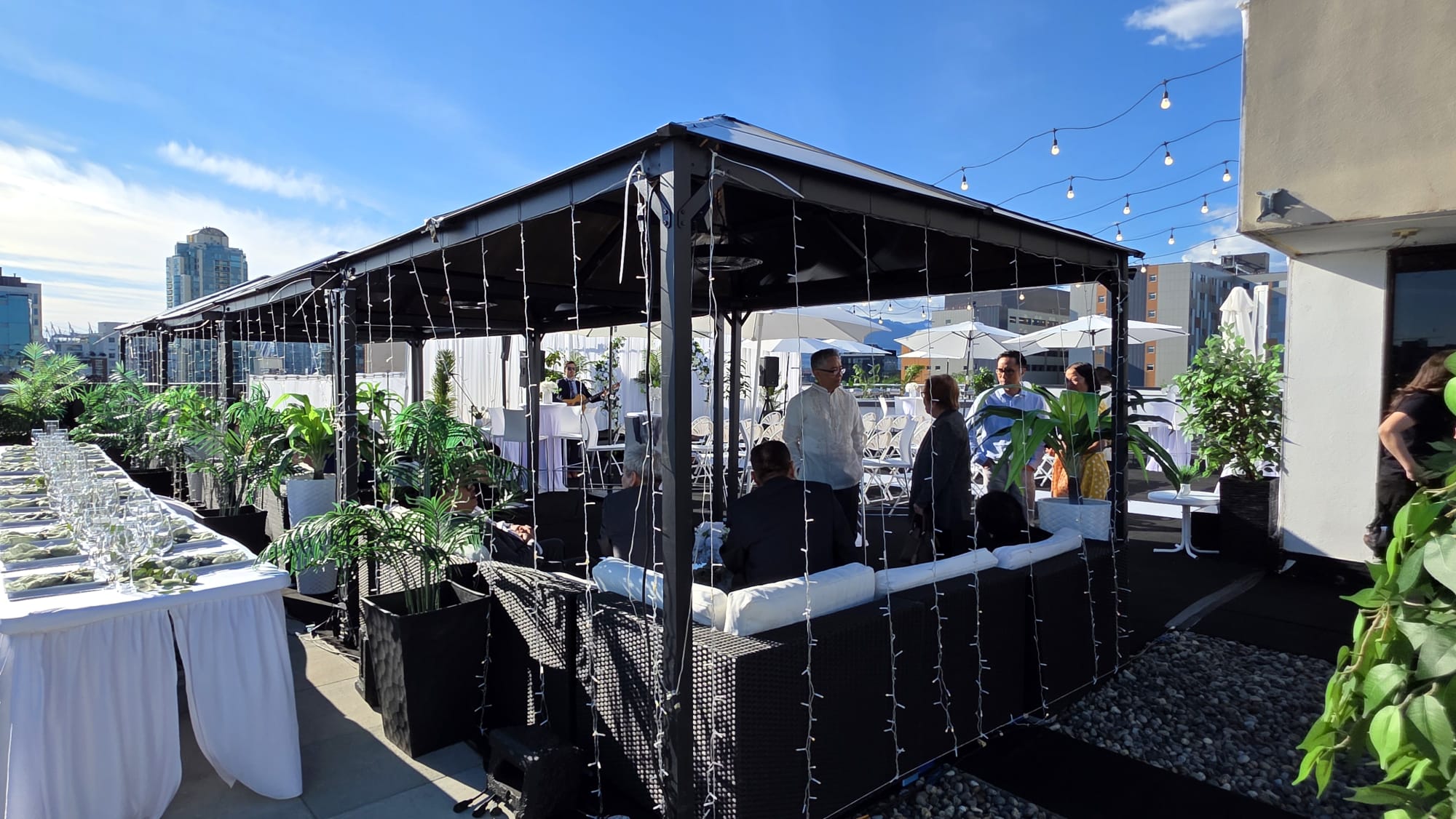 Sula rooftop event